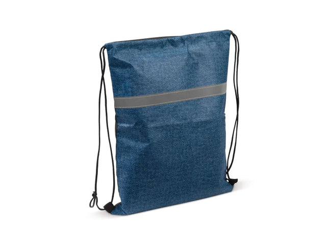 Kordelzugtasche mit Reflexstreifen 80g/m² - dunkelblau, sicher und praktisch TK Gruppe® Grosshandel 