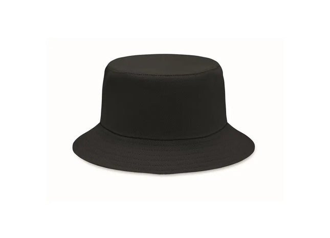 Stilvoller Bucket Hut MONTI - Schwarzer Hut 260g/m² für Damen und Herren - Trendiges Accessoire TK Gruppe® Grosshandel 