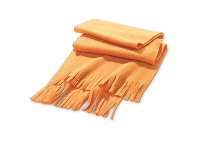 Wärmender JASON Fleece-Schal (200 g/m²) in Leuchtendem Orange - Ideal für kalte Tage TK Gruppe® Grosshandel 