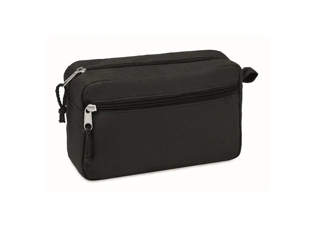 NAIMA COSMETIC Hanf-Kosmetikbeutel 200g/m² in Schwarz, 100 Zeichen TK Gruppe® Grosshandel 