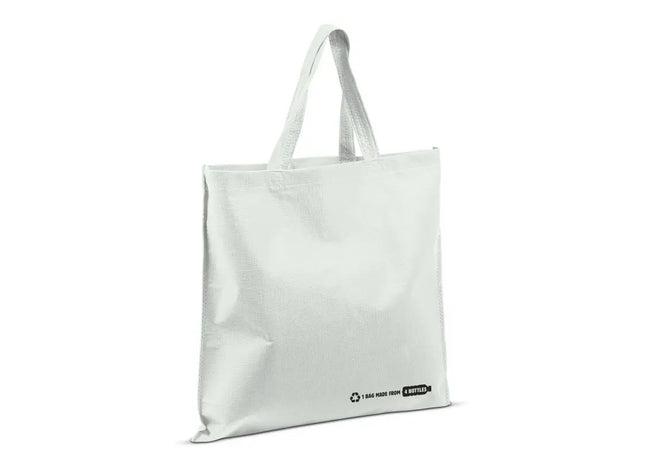 R-PET Tragetasche 100g/m² in Weiß – Stilvoll, Leicht & Umweltfreundlich TK Gruppe® Grosshandel 