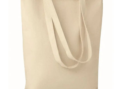 RASSA Canvas Einkaufstasche, robust, 270 g/m², in elegantem Beige TK Gruppe® Grosshandel 