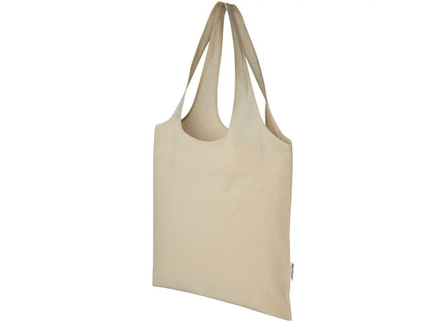 Pheebs 150 g/m² recycelte Einkaufstasche 7L - heather natur TK Gruppe® Grosshandel 