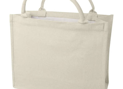 Entdecken Sie die Page 500 g/m² recycelte Tragetasche – oatmeal, robust und umweltfreundlich TK Gruppe® Grosshandel 