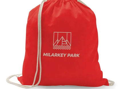 ILFORD Turnbeutel aus 100% Baumwolle (100g/m²) - rot, leicht und langlebig TK Gruppe® Grosshandel 