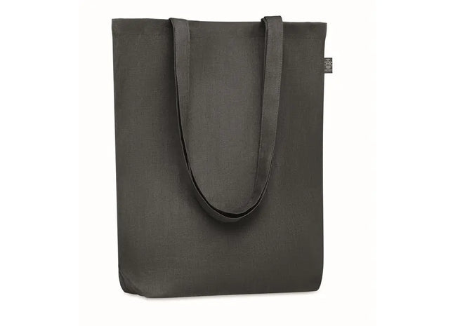 NAIMA TOTE – Robuste Hanf-Einkaufstasche, 200 g/m², schwarz TK Gruppe® Grosshandel 