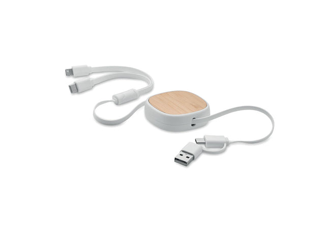 Einziehbares USB-Ladekabel