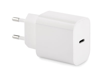 20 W 2-Port-USB-Ladegerät mit EU-Stecker