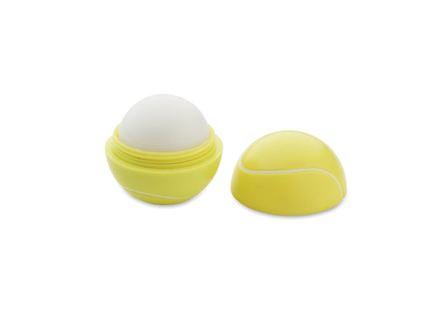 Lippenbalsam in Tennisballform