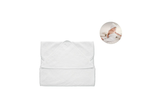 Babyhandtuch mit Kapuze aus Baumwolle