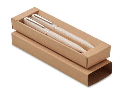 Drehstift-Set aus Weizenstroh/ABS