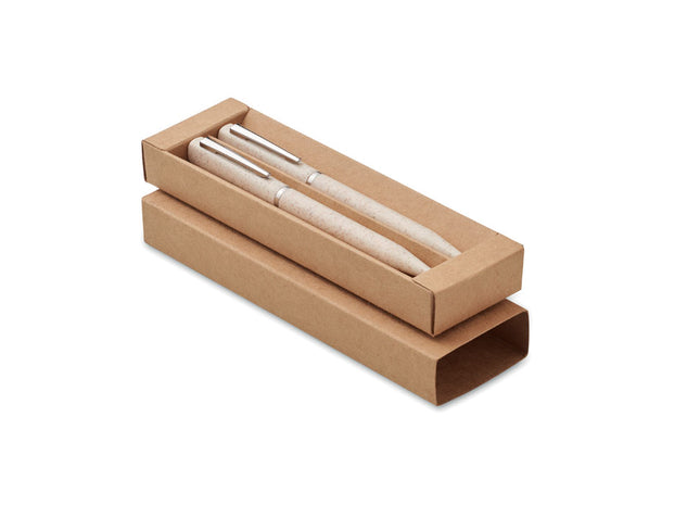 Drehstift-Set aus Weizenstroh/ABS