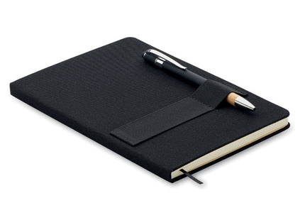 A5 RPET-Notizbuch mit Stift