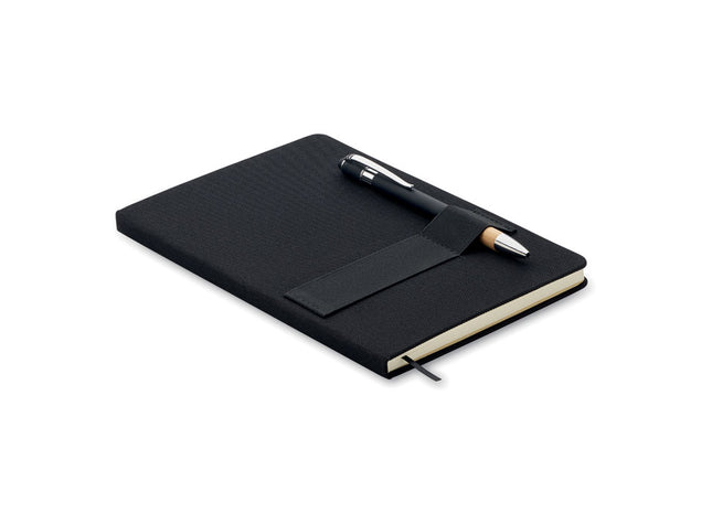 A5 RPET-Notizbuch mit Stift