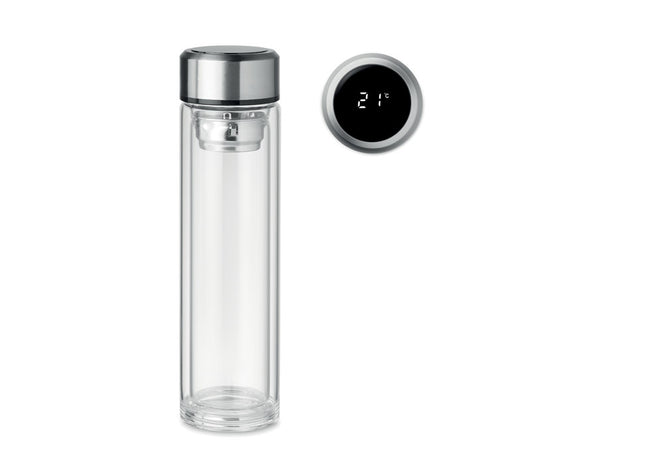 Flasche mit Berührungsthermometer