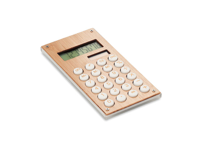 8-stelliger Bambus-Taschenrechner