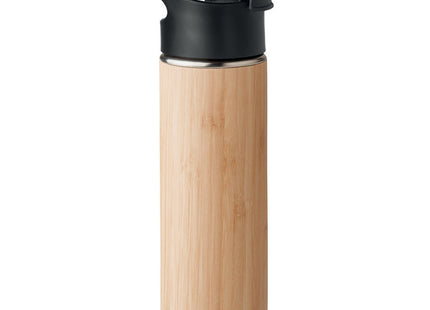 Doppelwandige Bambusflasche 450ml