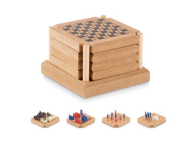 4-teiliges Untersetzer-Spielset