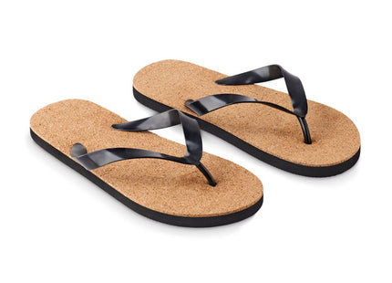 Kork Strandpantoffeln L