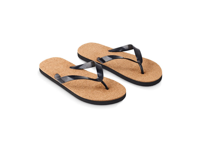 Kork Strandpantoffeln L