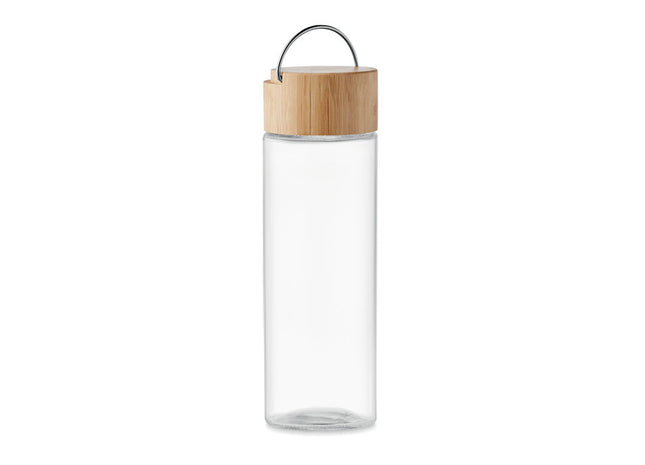 Glasflasche 500ml Bambusdeckel