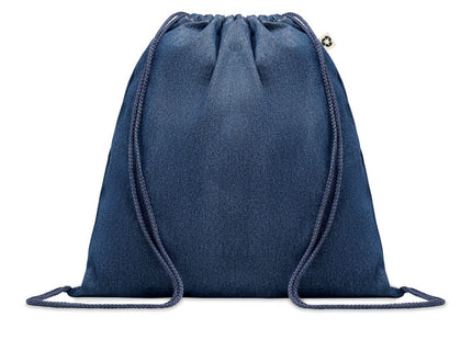 Kordelzugbeutel aus recyceltem Denim