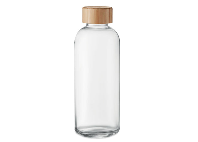 Glasflasche 650ml Bambusdeckel