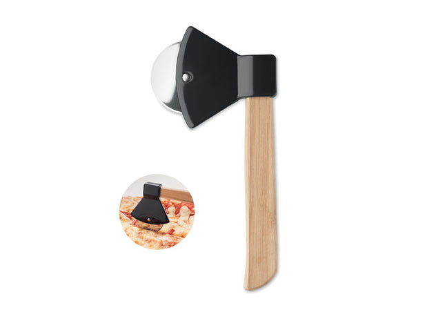 Pizzaschneider mit Bambusgriff