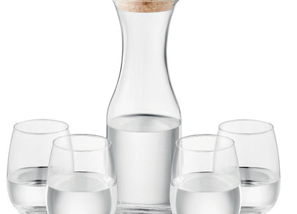 Set aus recyceltem Glasgetränk