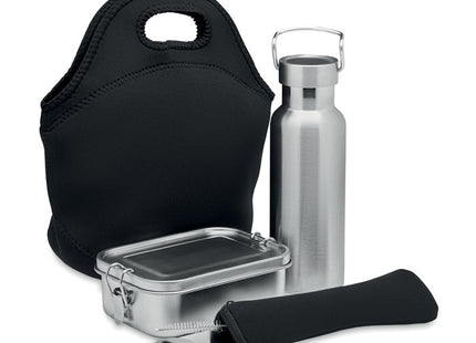 Lunch-Set aus Edelstahl
