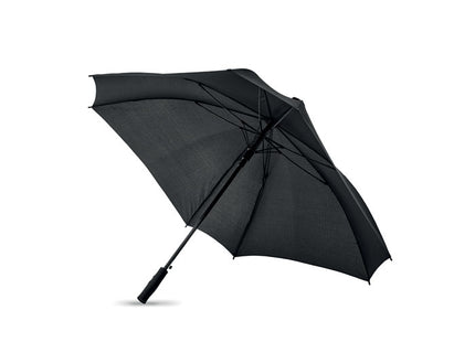 Winddichter quadratischer Regenschirm