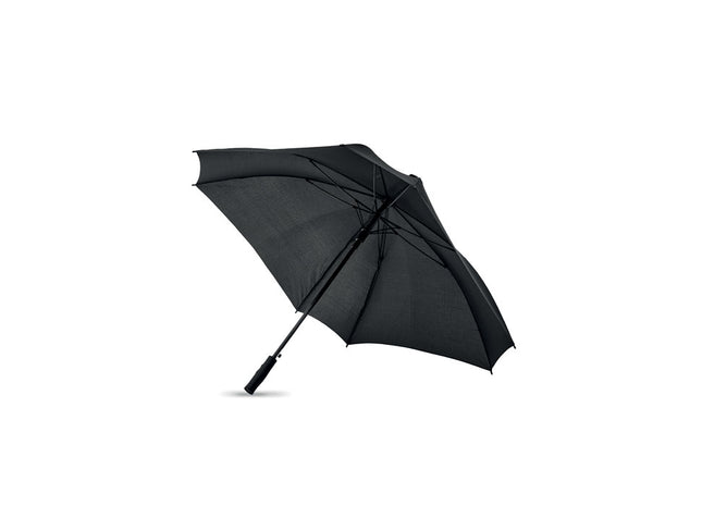 Winddichter quadratischer Regenschirm