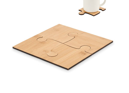 Set mit 4 Puzzle-Untersetzern