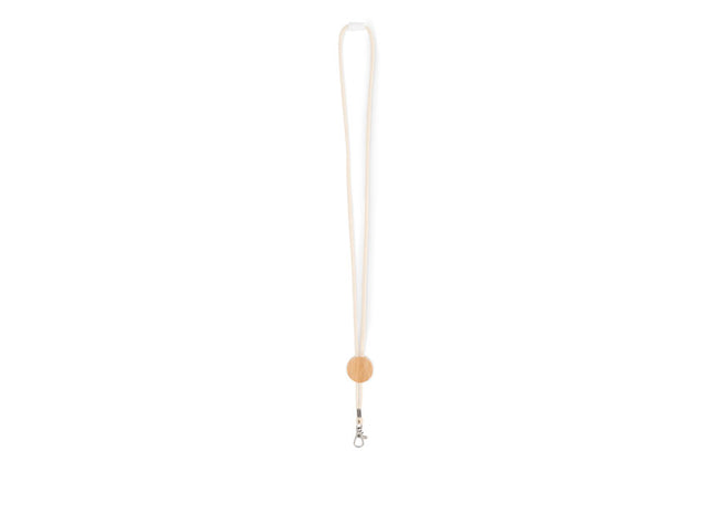 Baumwoll-Lanyard mit Metallhaken