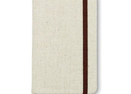 A6 Canvas-Notizbuch liniert