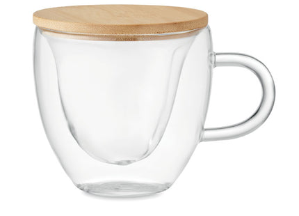 Doppelwandiges Borosilikatglas