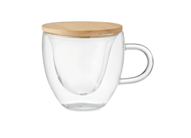 Doppelwandiges Borosilikatglas