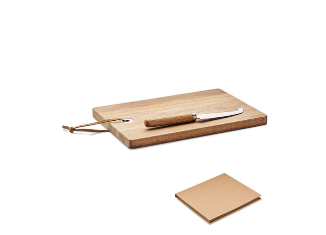 Käsebrett-Set aus Akazienholz
