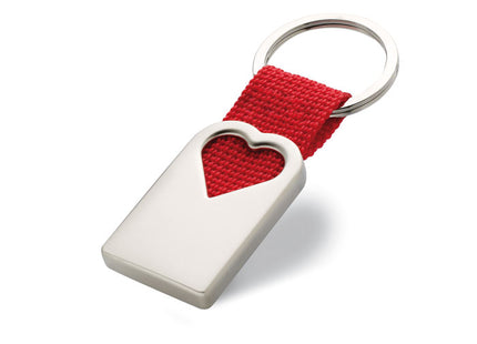 Herz-Schlüsselring aus Metall
