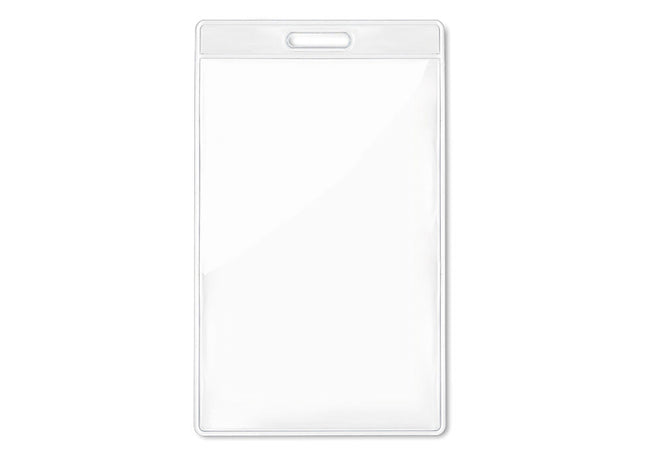 Transparentes Abzeichen 7,5 cm x 12,5 cm