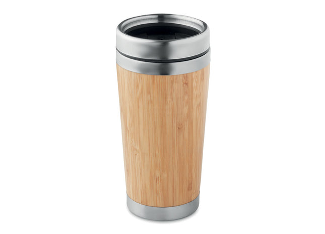 Doppelwandige Bambusflasche 430ml