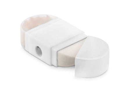 Spitzer und Radiergummi