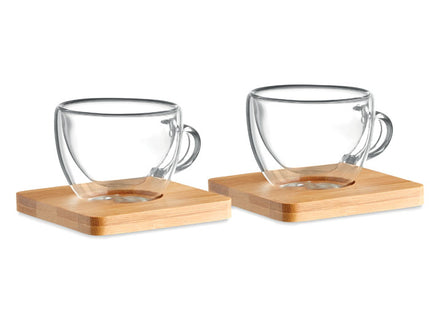 2er-Set doppelwandiger Espresso