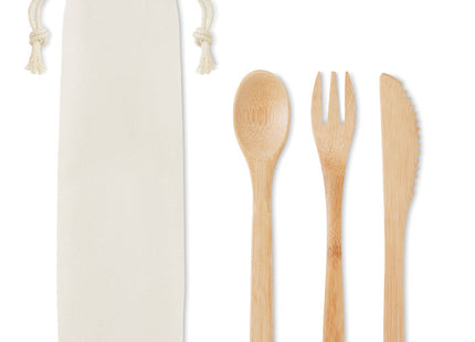 Bambus-Besteckset