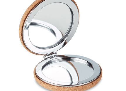 Taschenspiegel mit Korküberzug