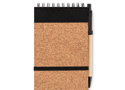 A6 Kork-Notizblock mit Stift
