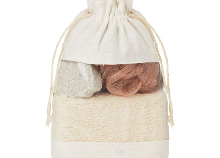 Badeset im Baumwollbeutel