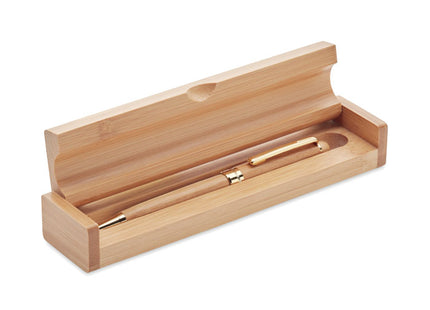 Bambus-Drehkugelschreiber in Box