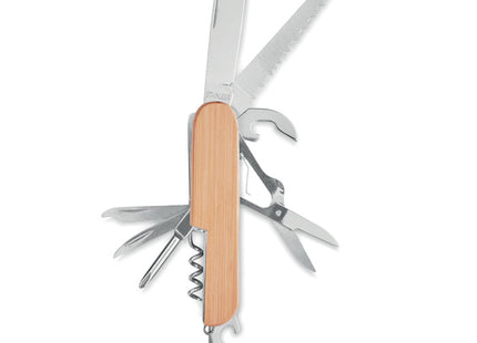 Multitool Taschenmesser Bambus