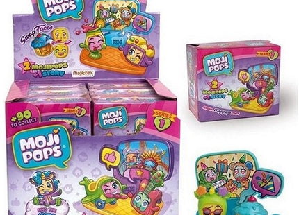 Moji Pops Story Box 2-Pack in display (12) 6x7cm